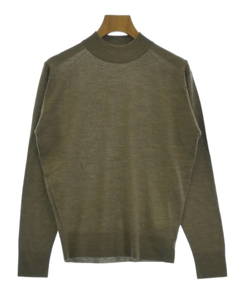 JOHN SMEDLEY ジョンスメドレーニット・セーター レディース -(XL位) 茶【中古】【古着】 ニット・セーター-セーター