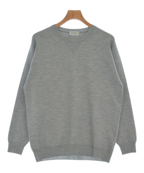 JOHN SMEDLEY ジョンスメドレー ニット・セーター メンズ M グレー 【中古】【古着】