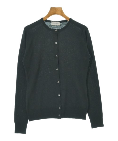 JOHN SMEDLEY ジョンスメドレー カーディガン レディース M 黒 【中古】【古着】