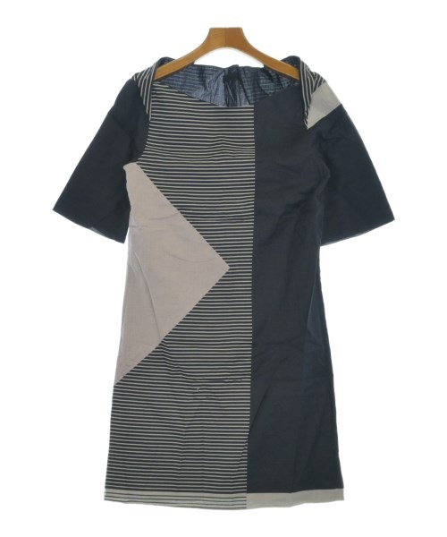 JIL SANDER NAVY ジルサンダーネイビー ワンピース レディース 36(XS位) 紺x白xピンク(総柄) 【中古】【古着】