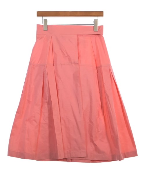 JIL SANDER NAVY ジルサンダーネイビーロング・マキシ丈スコート レディース 34(XXS位) サクラ色【中古】【古着】 スカート-レディースファッション-ボトムス