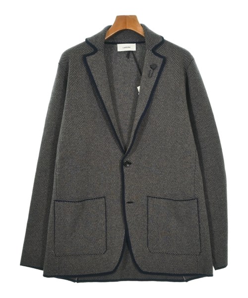 LARDINI ラルディーニカジュアルジャケット メンズ L 茶x紺(ヘリンボーン)【中古】【古着】｜RAGTAG（ブランド古着のラグタグ）