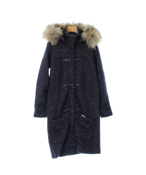 楽天市場】BARK バーク ニットダッフルコート ブラック XS 【中古