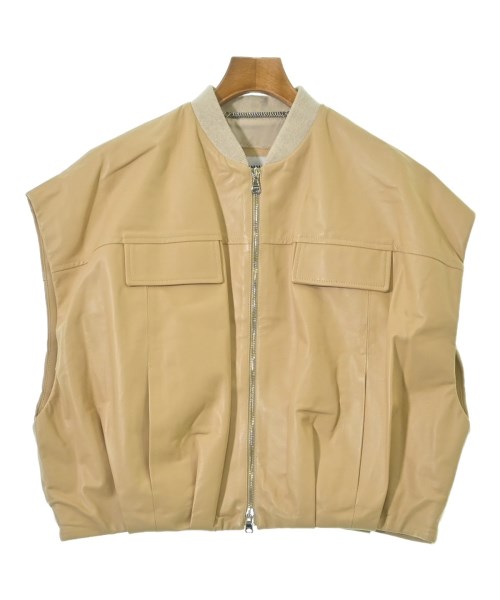 EMMETI エンメティ ベスト レディース 42(M位) ベージュ 【中古】【古着】