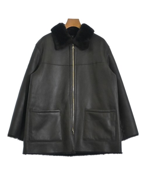 EMMETI エンメティ ブルゾン レディース 40(M位) こげ茶 【中古】【古着】