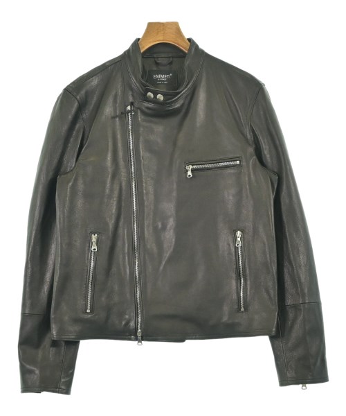 EMMETI エンメティ ライダース メンズ 52(XXL位) 黒 【中古】【古着】