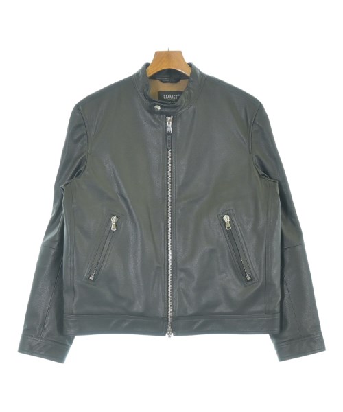 EMMETI エンメティ ライダース メンズ 50(XL位) 黒 【中古】【古着】