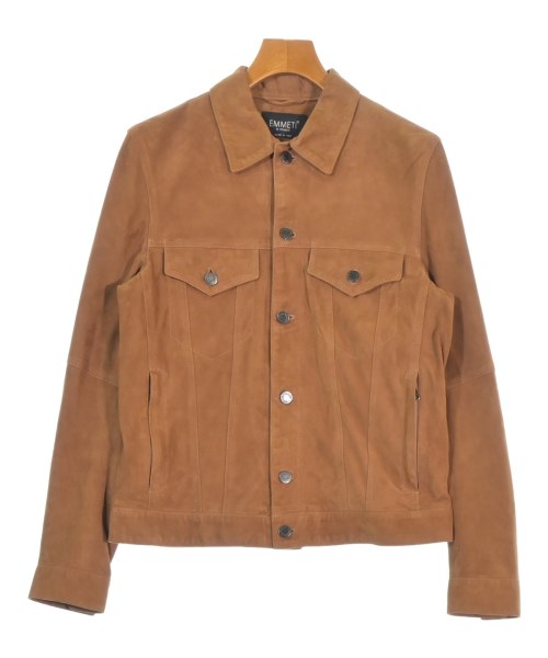EMMETI エンメティ ブルゾン メンズ 48(L位) キャメル 【中古】【古着】