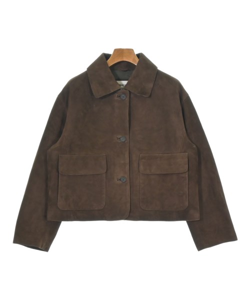 EMMETI エンメティ ブルゾン レディース 40(M位) 茶 【中古】【古着】