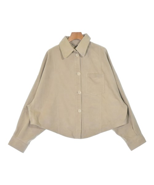 EMMETI エンメティカジュアルシャツ レディース 42(M位) ベージュ【中古】【古着】
