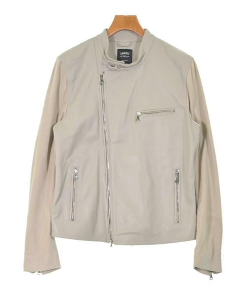 EMMETI エンメティ ブルゾン メンズ 50(XL位) ベージュ 【中古】【古着】