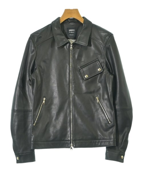 EMMETI エンメティ ブルゾン メンズ 46(M位) 黒 【中古】【古着】