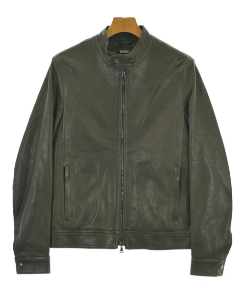 EMMETI エンメティ ライダース メンズ 46(M位) こげ茶 【中古】【古着】