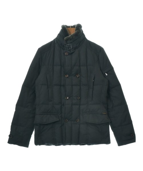 MooRER ムーレー ダウンジャケット/ダウンベスト メンズ 46(M位) 黒 【中古】【古着】