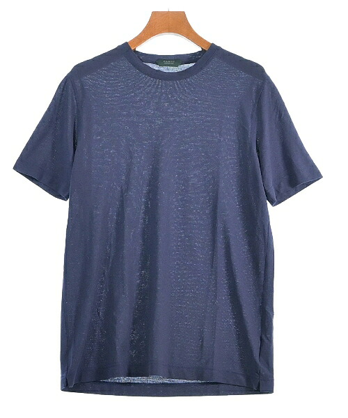 ZANONE ザノーネ Tシャツ・カットソー メンズ 46(M位) 紺 【中古】【古着】