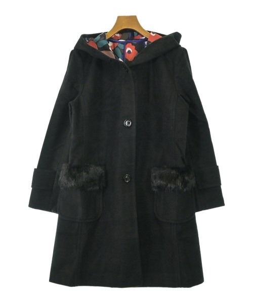 SONIA RYKIEL Collection ソニア リキエル 寄せあわせ厚地の外套（余分の物） レディース 38(M位) 黒【中古】【古着】