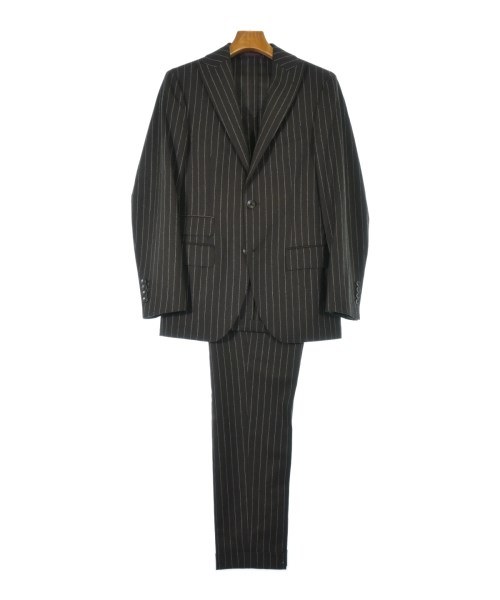 THE GIGI ザ ジジセットアップ・スーツ（その他） メンズ 44(S位)/44(S位) 茶x白(ストライプ)【中古】【古着】