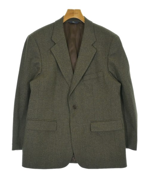 346 Brooks Brothers サンヨンロクブルックスブラザーズテーラードジャケット メンズ -(M位) カーキ(杉綾模様)【中古】【古着】