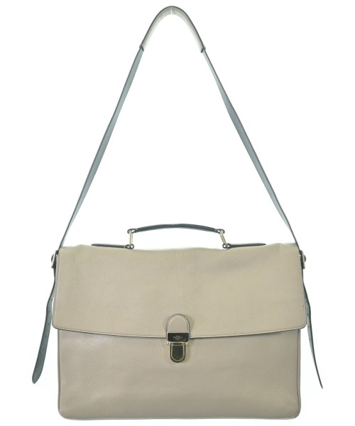 SMYTHSON スマイソン ビジネスバッグ メンズ - グレー 【中古】【古着】