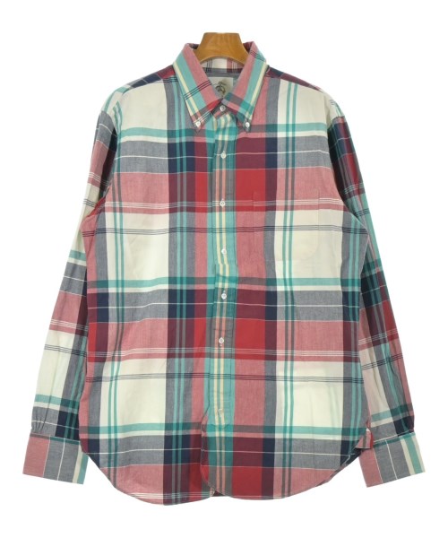 Brooks Brothers Red Fleece ブルックスブラザーズレッドフリース カジュアルシャツ メンズ BB3(XL位) 赤x白x緑等(チェック) 【中古】【古着】