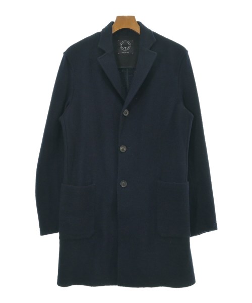 T-jacket ティージャケット チェスターコート メンズ M 紺 【中古】【古着】
