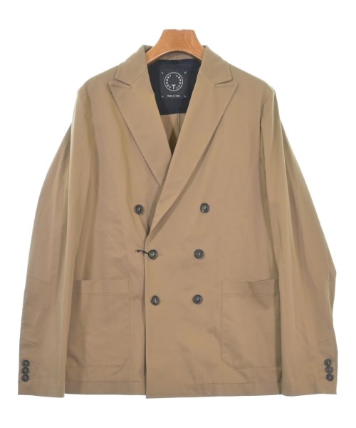 T-jacket ティージャケット ジャケット メンズ S 茶 【中古】【古着】