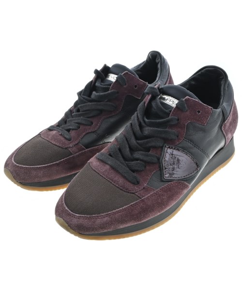 PHILIPPE MODEL フィリップ・モデル スニーカー メンズ EU39(24cm位) 紫x黒 【中古】【古着】