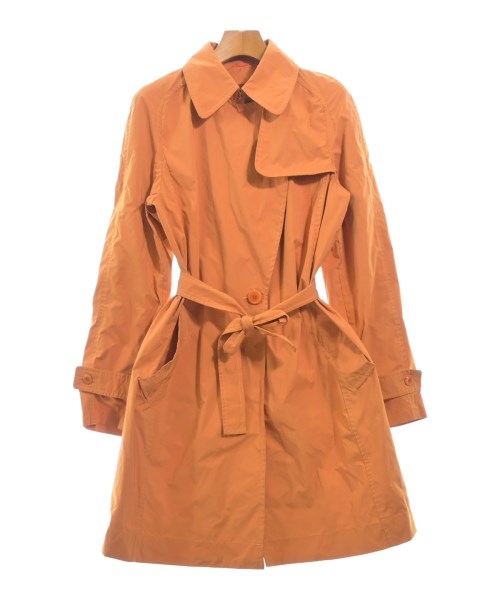 Max Mara STUDIO マックスマーラ　ストゥーディオ ステンカラーコート レディース 42(M位) オレンジ 【中古】【古着】