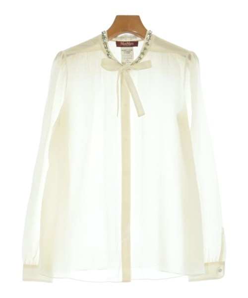 Max Mara STUDIO マックスマーラ　ストゥーディオ ブラウス レディース 40(M位) オフホワイト 【中古】【古着】