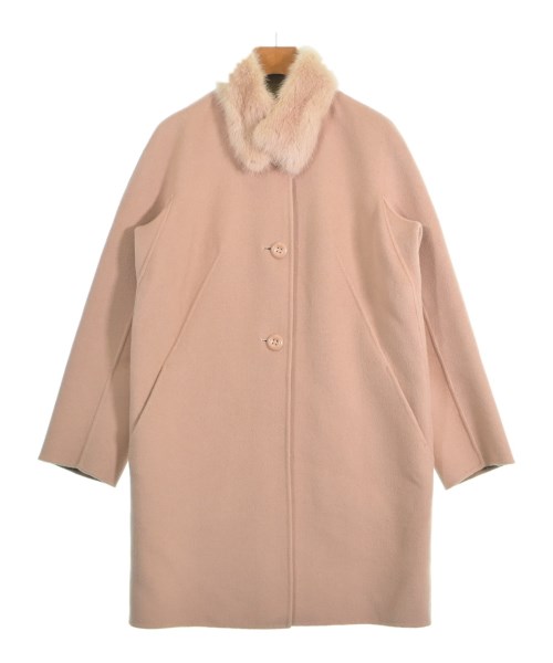 Max Mara STUDIO マックスマーラ ストゥーディオコート レディース 36(XS位) サクラ色【中古】【古着】