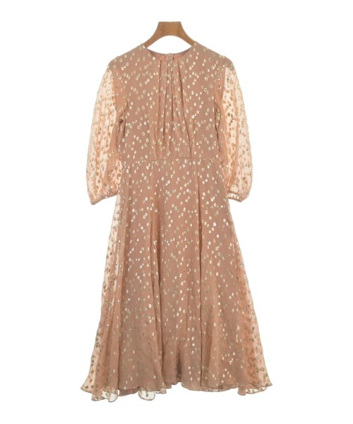 Max Mara STUDIO マックスマーラ ストゥーディオワンピース レディース 34(XXS位) サクラ色ベージュxゴールド(一点)【中古】【古着】