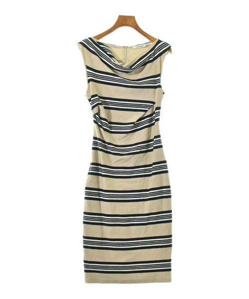 Max Mara マックスマーラワンピース レディース 38(S位) ベージュx黒x白(ボーダー)【中古】【古着】｜RAGTAG（ブランド古着のラグタグ）