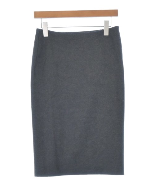 Max Mara マックスマーラ ひざ丈スカート レディース 40(M位) ダークグレー 【中古】【古着】