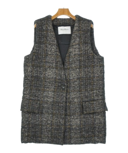 Max Mara マックスマーラ コート（その他） レディース 38(M位) 茶x白x黄等(ミックス) 【中古】【古着】