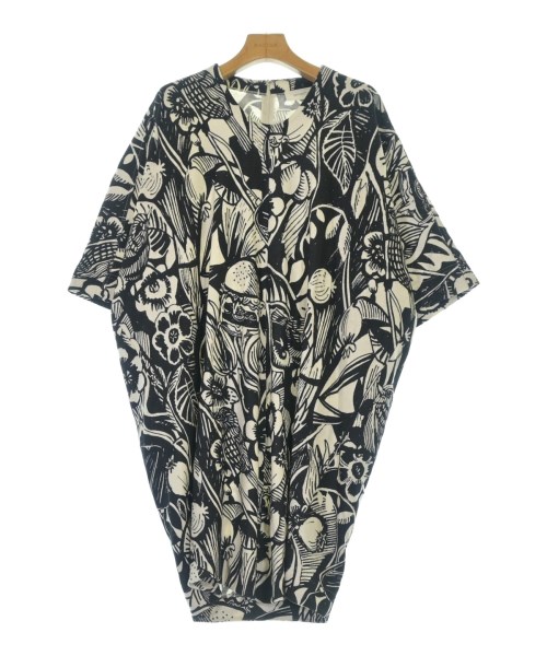 SPORTMAX スポーツマックス ワンピース レディース M 黒x白(総柄) 【中古】【古着】