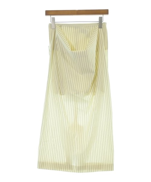 SPORTMAX スポーツマックス ロング・マキシ丈スカート レディース 34(XXS位) アイボリー(ストライプ) 【中古】【古着】