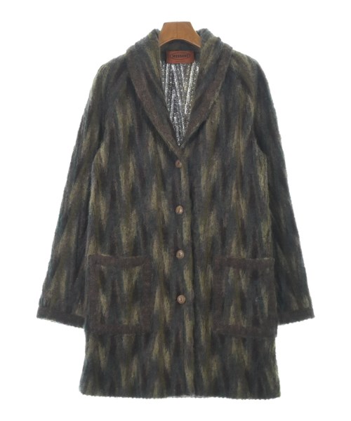 MISSONI ミッソーニ コート（その他） レディース 42(M位) カーキx茶x緑等 【中古】【古着】 20,448円