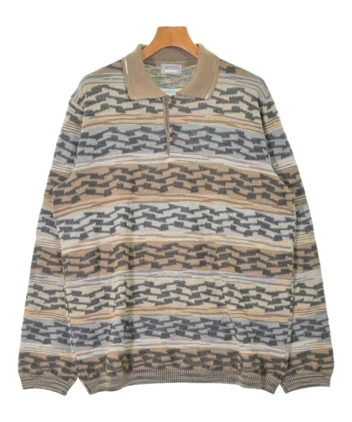 MISSONI ミッソーニニット・セーター メンズ 56(XXL位) ベージュxグレーx黒等(総柄)【中古】【古着】|RAGTAG(ブランド古着のラグタグ)