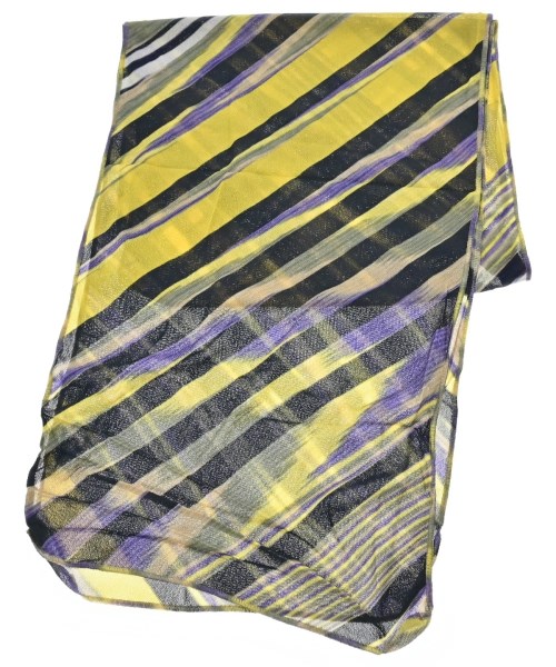 MISSONI ミッソーニ ストール レディース - 黄x白x紫等(総柄) 【中古】【古着】