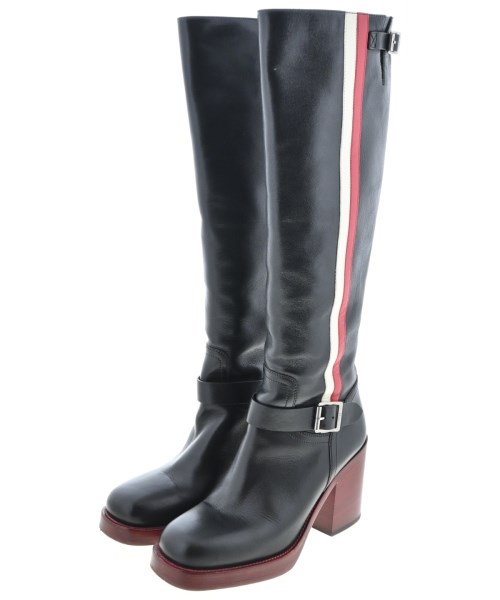 Christian Dior クリスチャンディオールブーツ レディース EU37 1/2(24珊位) 黒【中古】【古着】
