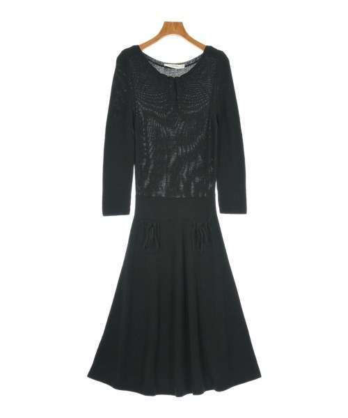 Christian Dior クリスチャンディオール ワンピース レディース 44(L位) 黒 【中古】【古着】