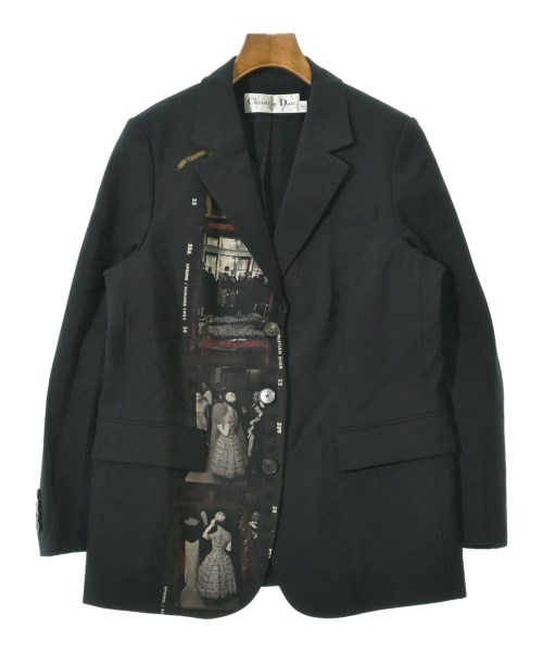 Christian Dior クリスチャンディオールテーラードジャケット レディース 42(M位) 黒【中古】【古着】