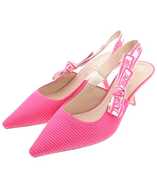 Christian Dior クリスチャンディオール パンプス レディース EU37 1/2(24cm位) ピンク 【中古】【古着】