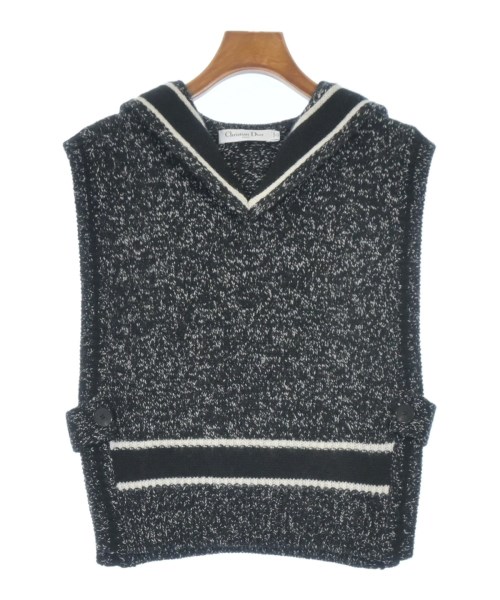 Christian Dior クリスチャンディオールベスト レディース 40(M位) 黒x白【中古】【古着】