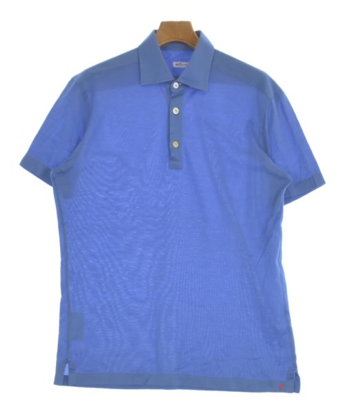 Kiton キトン ポロシャツ メンズ 42(XS位) 青 【中古】【古着】