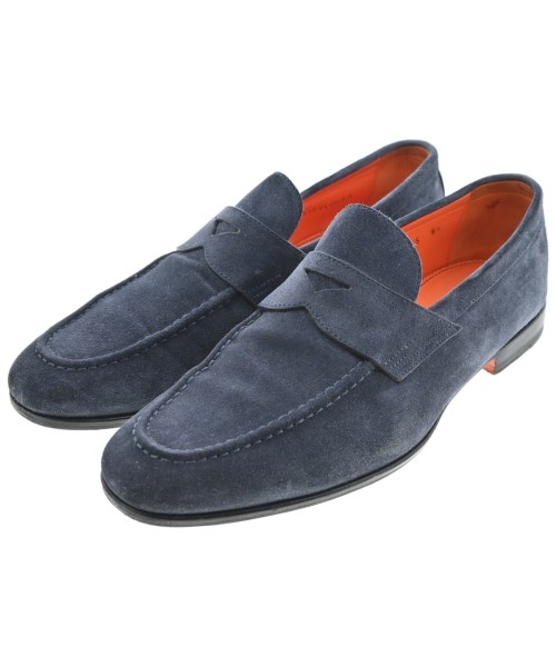 SANTONI サントーニビジネス・ドレスシューズ メンズ UK7 1/2(26糎位) 紺【中古】【古着】