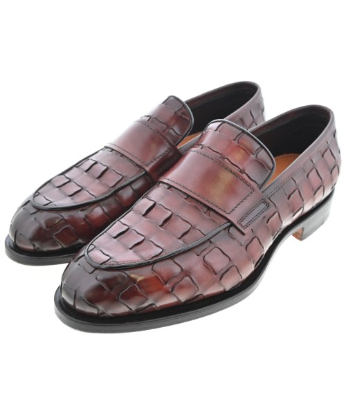 SANTONI サントーニビジネス・ドレスシューズ メンズ UK8(26.5cm位) 茶【中古】【古着】