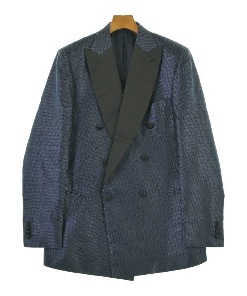 Brioni ブリオーニテーラードジャケット メンズ 38(S位) 青x黒【中古】【古着】|RAGTAG(ブランド古着のラグタグ)