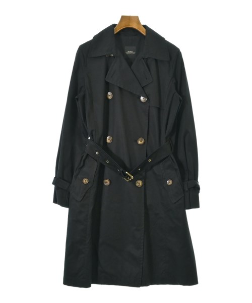 MAX MARA WEEK END LINE マックスマーラ ウィークエンドライントレンチコート レディース 42(M位) 黒【中古】【古着】
