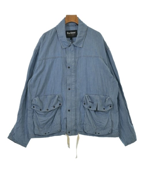 Barbour バブアーブルゾン（余分の物） メンズ L 水色【中古】【古着】